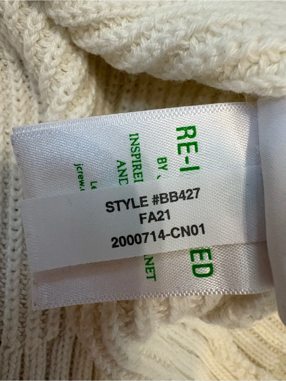 J. Crew crew ribbed